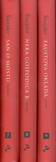 Naslovnica: IZABRANA DJELA SLOBODANA ŠNAJDERA (komplet 3. kolo)