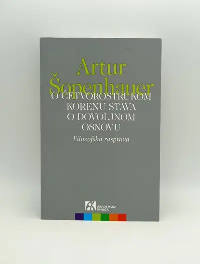 Naslovnica: O četvorostrukom korenu stava o dovoljnom osnovu