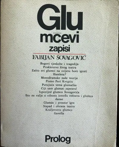 Naslovnica: Glumčevi zapisi
