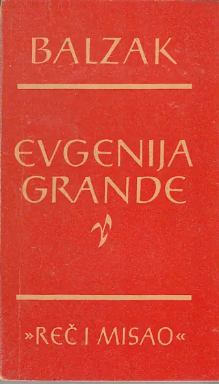 Naslovnica: Eugenie Grandet