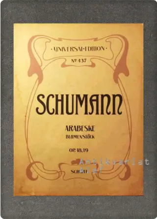 Naslovnica: Arabeske, op. 18; Blumenstück, op. 19: piano solo