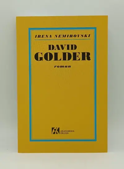 Naslovnica: David Golder