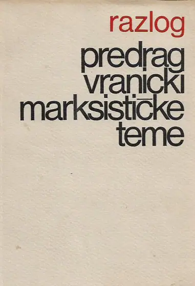 Naslovnica: Marksističke teme