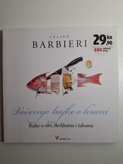 Naslovnica: Večernje bajke o hrani – bajke o ribi,školjkama i žabama