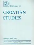 Naslovnica: Journal of Croatian Studies XXII/1981