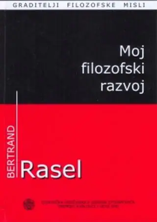 Naslovnica: Moj filozofski razvoj