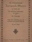 Naslovnica: Der Schachwettkampf Tarrasch-Mieses im Herbst 1916