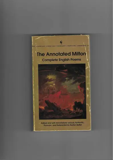 Naslovnica: The Annotated Milton