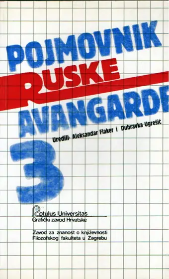 Naslovnica: Pojmovnik ruske avangarde, treći svezak