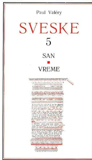 Naslovnica: Sveske 5 - san, vreme