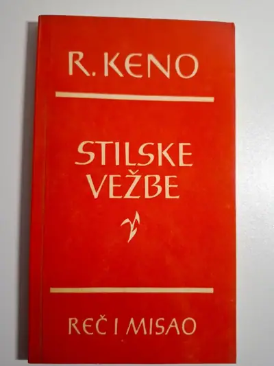 Naslovnica: Stilske vežbe / Rejmon Keno , Raymond Queneau – Biblioteka Reč i misao