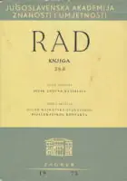 Naslovnica: Rad JAZU Knjiga 368/1975