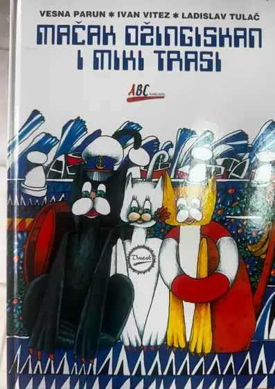 Naslovnica: Mačak Džingiskan i Miki Trasi