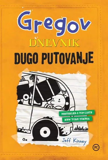 Naslovnica: Gregov dnevnik: Dugo putovanje