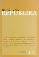 Naslovnica: KNJIŽEVNA REPUBLIKA 1-3/2015.