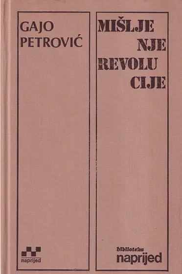 Naslovnica: MIŠLJENJE REVOLUCIJE OD ONTOLOGIJE DI FILOZOFIJE
