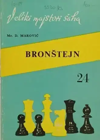 Naslovnica: Bronštejn 24 - Veliki majstori šaha