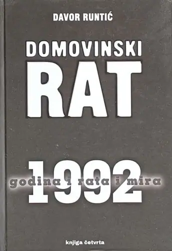 Naslovnica: Domovinski rat 1992.:godina i rata i mira