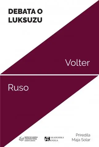 Naslovnica: DEBATA O LUKSUZU, VOLTER, ŽAN ŽAK RUSO