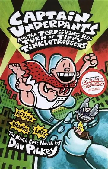 Naslovnica: Captain Underpants and the Terrifying Return of Tippy Tinkletrousers