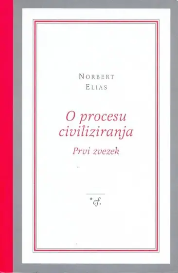 Naslovnica: O procesu civiliziranja (2. zvezek)