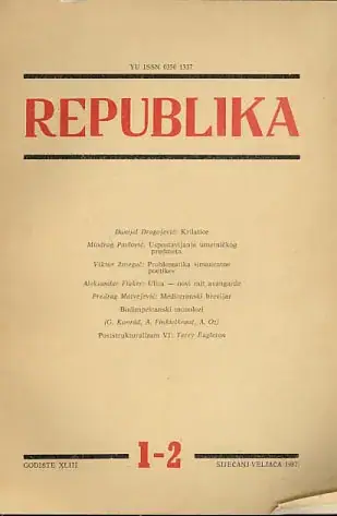 Naslovnica: Republika 1-2/1987