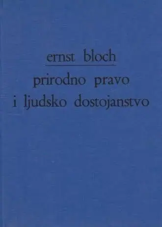 Naslovnica: Prirodno pravo i ljudsko dostojanstvo