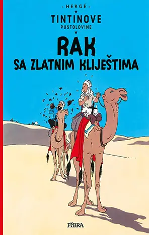 Naslovnica: Tintinove pustolovine -Rak sa zlatniom kliještima