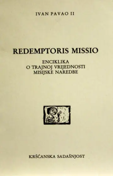 Naslovnica: Redemptoris missio (D-96)