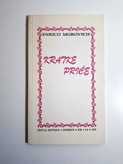 Naslovnica: Kratke priče – Piccole storie / Enrico Morovich