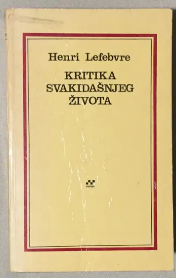 Naslovnica: Kritika svakidašnjeg života