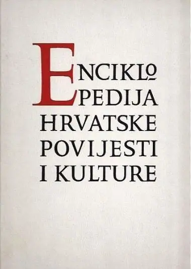 Naslovnica: Enciklopedija Hrvatske povijesti i kulture gl. ur. igor karaman