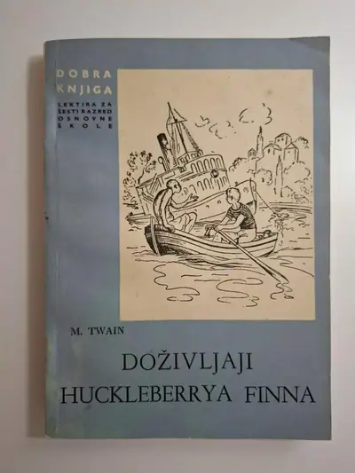 Naslovnica: Doživljaji Huckleberryja Finna (Dobra knjiga)