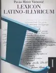 Naslovnica: Lexicon Latino-Illyricum I. Prijeslik rukopisa