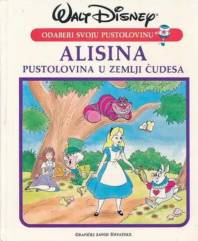 Naslovnica: Alisina pustolovina u zemlji čudesa