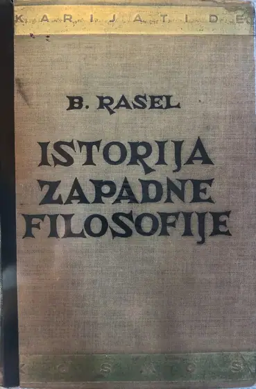 Naslovnica: Povijest Zapadne filozofije