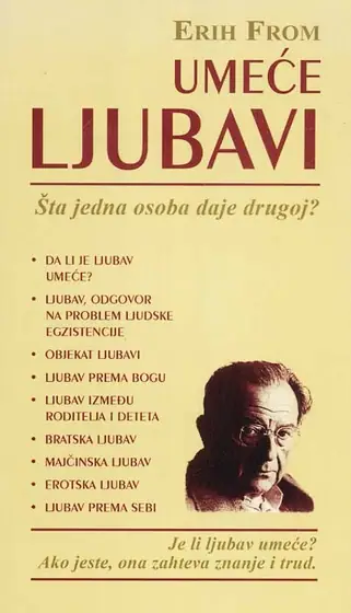 Naslovnica: Umeće ljubavi - Šta jedna osoba daje drugoj?