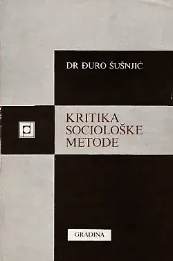 Naslovnica: Kritika sociološke metode