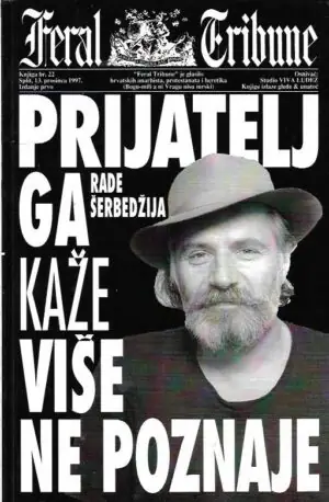 Naslovnica: Prijatelj ga kaže više ne poznaje