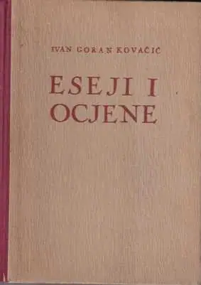 Naslovnica: Eseji i ocjene