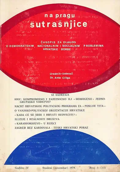 Naslovnica: Na pragu sutrašnjice 1/1979