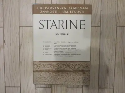 Naslovnica: Starine JAZU 41/1948