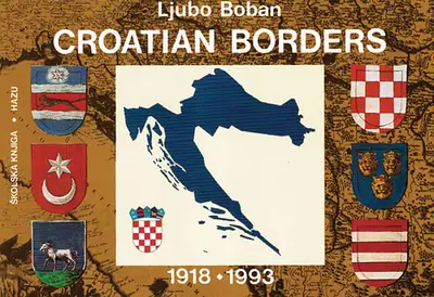 Naslovnica: Croatian Borders 1918. - 1993.