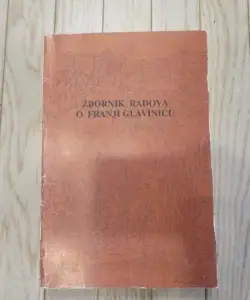 Naslovnica: Zbornik radova o Franji Glaviniću
