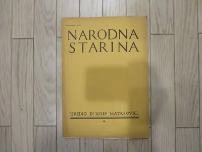 Naslovnica: Narodna starina 18/1931