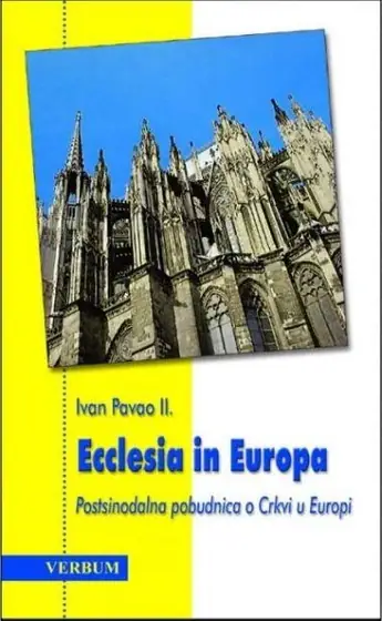 Naslovnica: Karol Wojtyla : Ecclesia in Europa