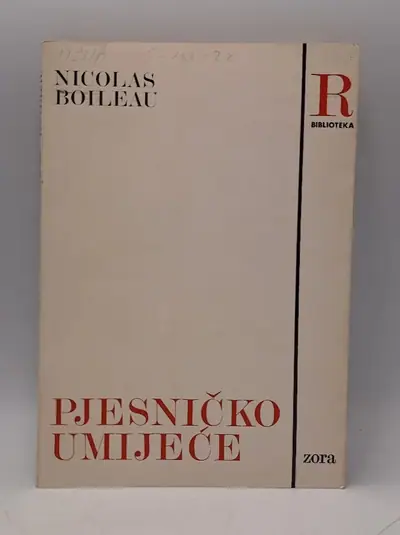 Naslovnica: Pjesničko umijeće