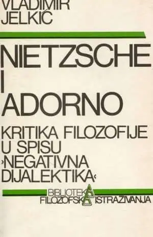 Naslovnica: Nietzsche i Adorno