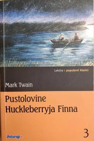 Naslovnica: Pustolovine Huckleberryja Finna