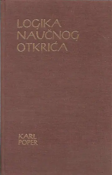 Naslovnica: Logika naučnog otkrića